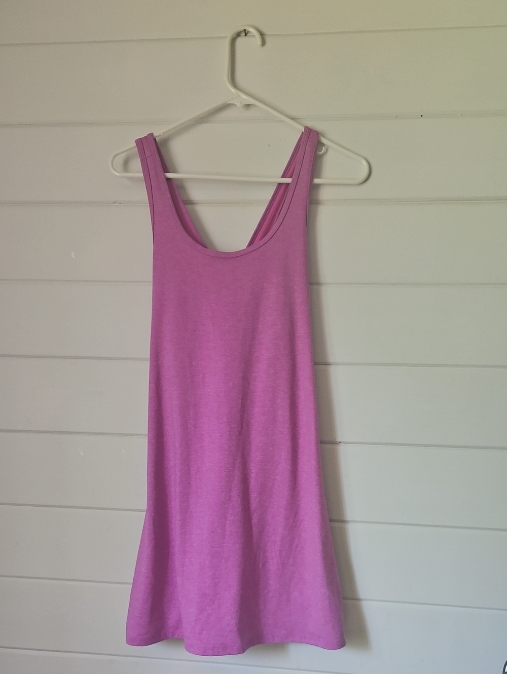 NWOT GAP Fit Scoop Neck Active Wicking Tank Dress With Bodysuit (S)